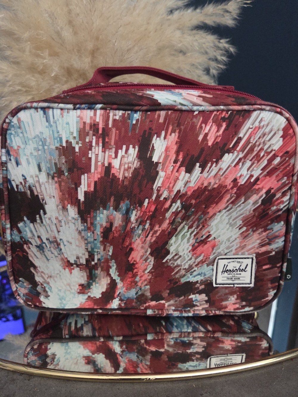 Herschel Supply Company Men’s Red Multi Travel Lunch Bag